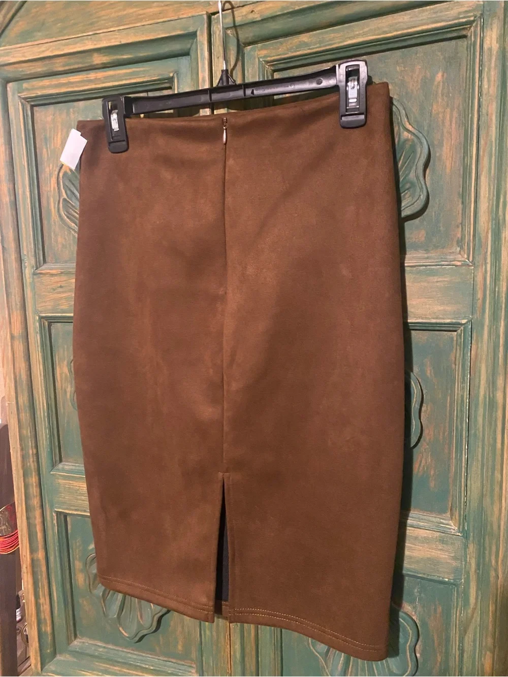Sleek Brown Women’s Pencil Skirt — Tailored Everyday Staple